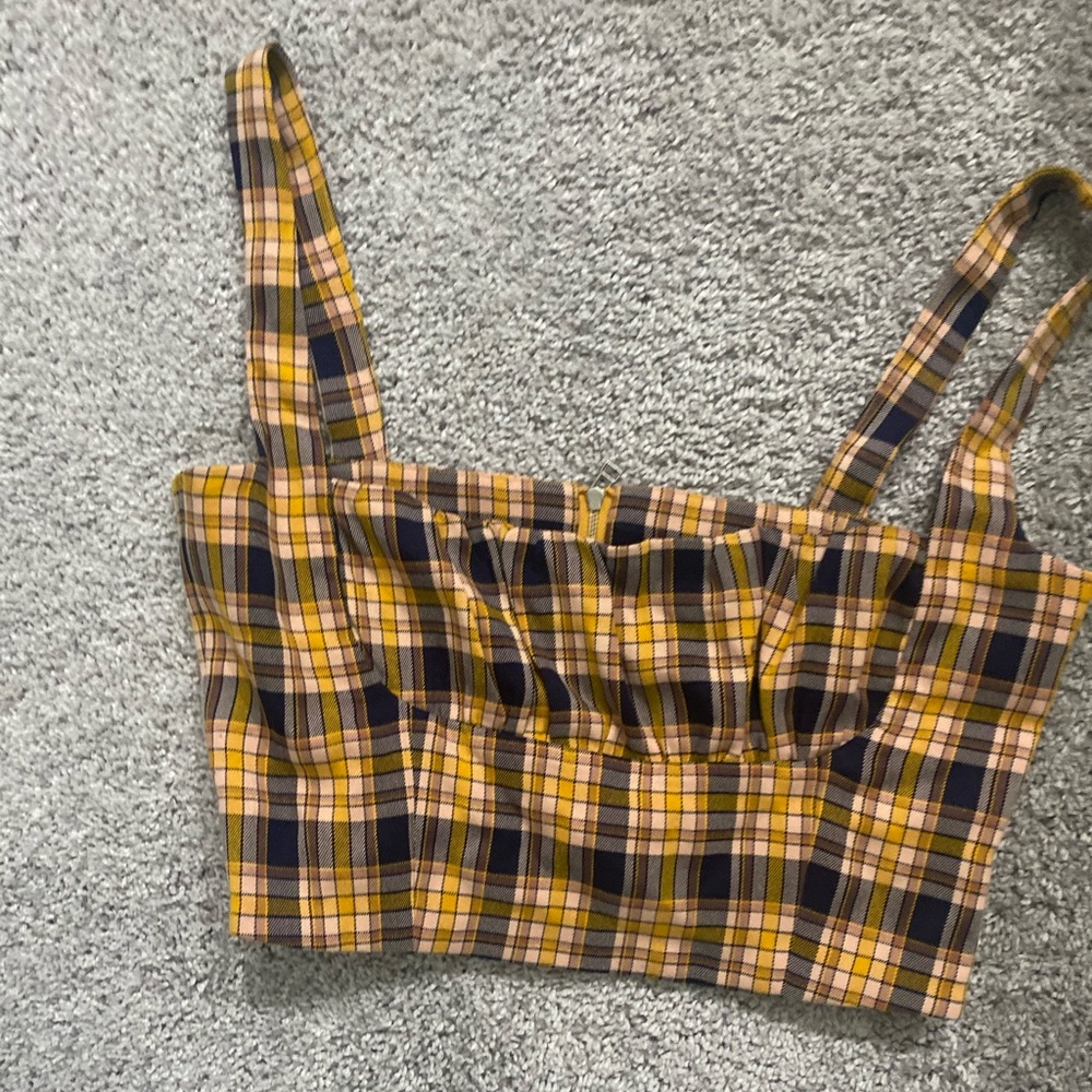 Capulet crop tank top